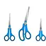 GEKO Schaarset - Roestvrij Staal - Ergonomisch - 3 Stuks - Diverse Maten
