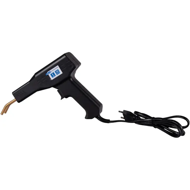 GEKO Plastic laspistool set - 50W - veelzijdig - inclusief 200 nietjes - LED verlichting