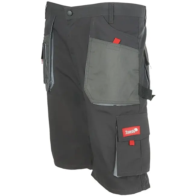 Tvardy Korte werkbroek - XXL - Comfortabel en duurzaam - Veel zakken - Verstelbare taille