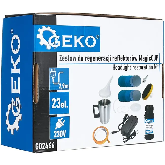 GEKO 23-delige koplamprestauratieset - Compleet - Professioneel - Ergonomisch ontwerp