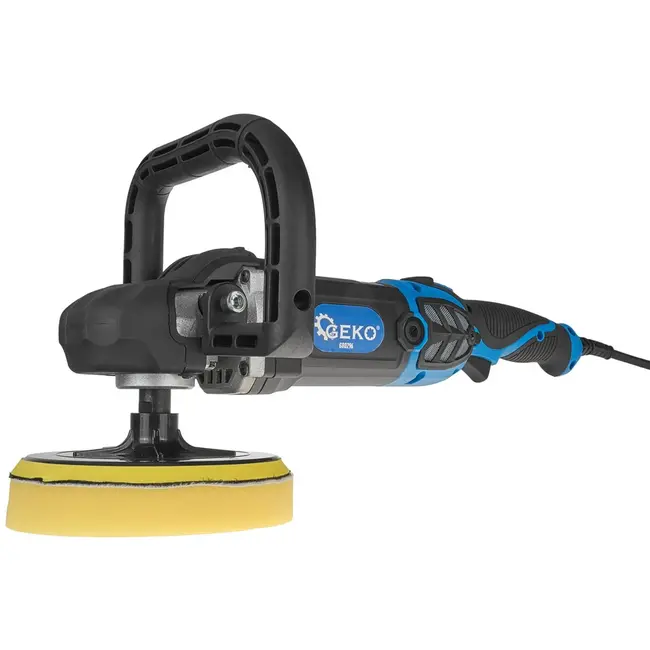 GEKO Krachtige autopolijstmachine 1400W - 180mm - Ergonomisch ontwerp - Inclusief accessoires - Veilig en efficiënt