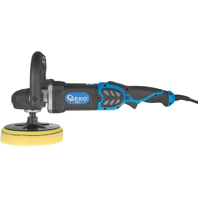 GEKO Krachtige autopolijstmachine 1400W - 180mm - Ergonomisch ontwerp - Inclusief accessoires - Veilig en efficiënt