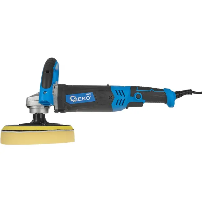 GEKO Autopoetser - Krachtig 1200W - 180mm Schijf - Ergonomisch Ontwerp - Variabele Snelheid