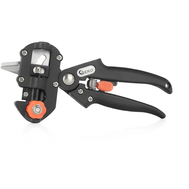 GEKO Gereedschapsset voor enten - ergonomisch - zwart - 3-10 mm - met handige koffer