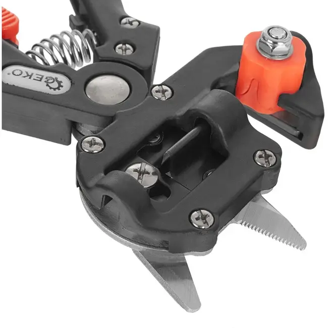 GEKO Gereedschapsset voor enten - ergonomisch - zwart - 3-10 mm - met handige koffer