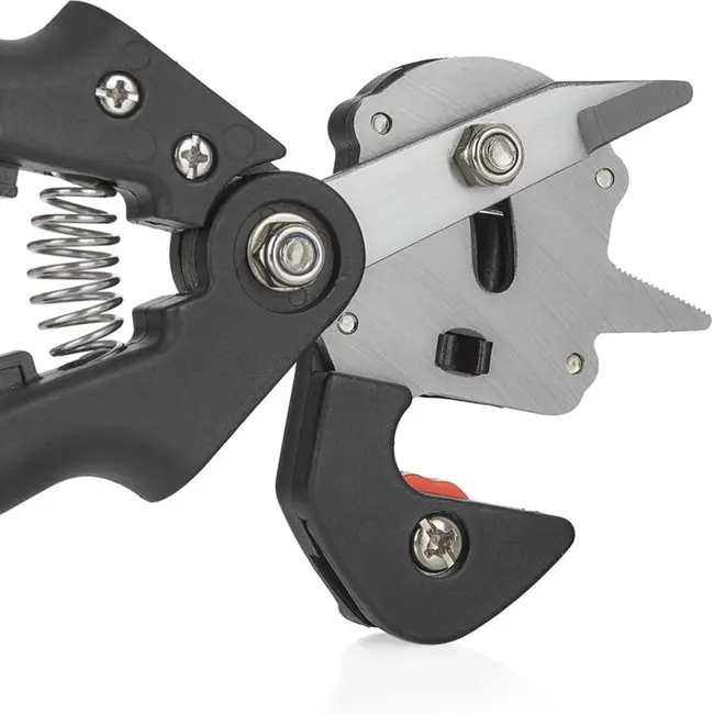 GEKO Gereedschapsset voor enten - ergonomisch - zwart - 3-10 mm - met handige koffer