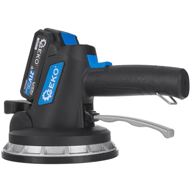 GEKO Tegeltrilgereedschap - Accu Zuignap - Verstelbare Trilling - 180mm - Inclusief 2 Batterijen