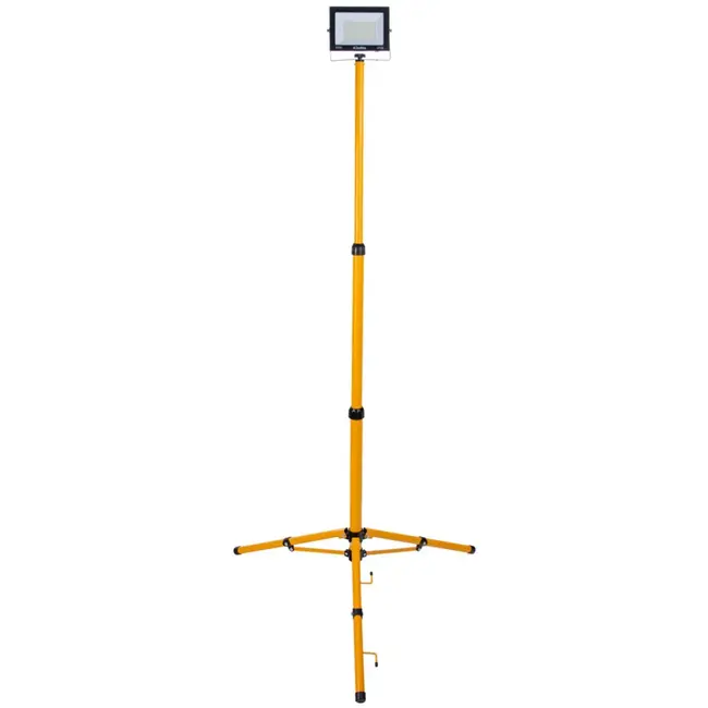 Keltin LED bouwlamp - 50W - telescopisch statief - neutraal wit 4500K - verstelbare hoogte 60-160 cm