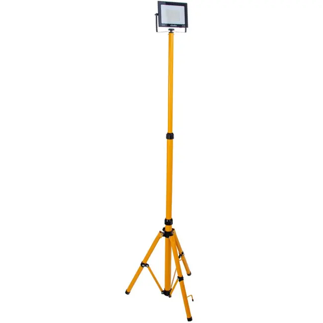 Keltin LED bouwlamp - 50W - telescopische standaard - koud wit 6500K - verstelbare hoogte 60-160 cm