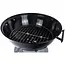 GEKO Ronde houtskoolbarbecue - Met deksel - Ø 39 cm rooster - Zwart - Inclusief hoes