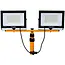 Keltin LED bouwlamp - telescoopstatief - koud wit licht - 2x100W - IP66 bescherming