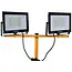 Keltin LED bouwlamp - telescoopstatief - koud wit licht - 2x100W - IP66 bescherming