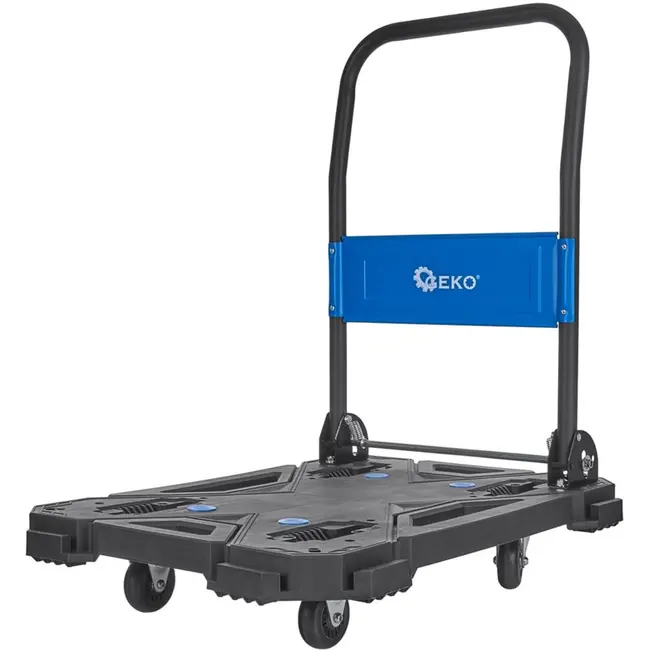 GEKO Modulaire platformwagen - 150 kg draagkracht - inklapbare handgreep - 53x73 cm
