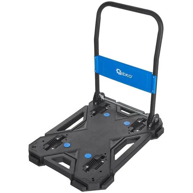 GEKO Modulaire platformwagen - 150 kg draagkracht - inklapbare handgreep - 53x73 cm