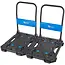 GEKO Modulaire platformwagen - 150 kg draagkracht - inklapbare handgreep - 53x73 cm