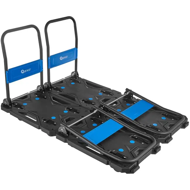 GEKO Modulaire platformwagen - 150 kg draagkracht - inklapbare handgreep - 53x73 cm