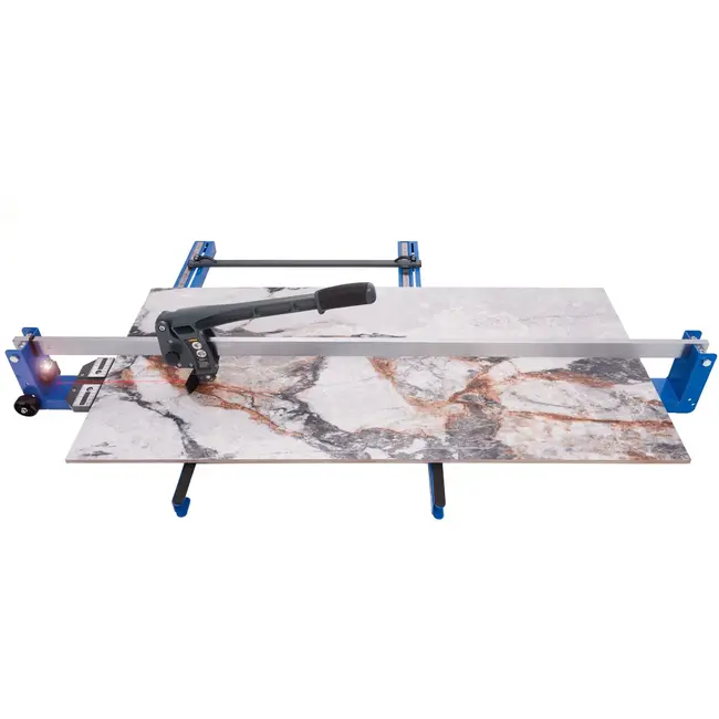 GEKO Tegelsnijder - Precisie & Mobiliteit - Lasergeleiding - 1200 mm - Met Wielen