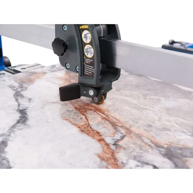 GEKO Tegelsnijder - Precisie & Mobiliteit - Lasergeleiding - 1200 mm - Met Wielen