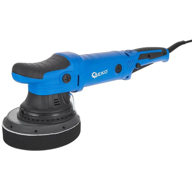 GEKO Dual Action Polijstmachine - 150mm Schijf - 7 Snelheden - Inclusief 4 Sponsen Set