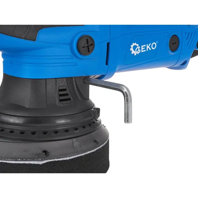 GEKO Dual Action Polijstmachine - 150mm Schijf - 7 Snelheden - Inclusief 4 Sponsen Set