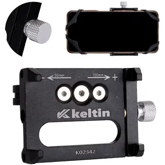 Keltin Aluminium fiets telefoonhouder - verstelbaar - stevig - extra bescherming