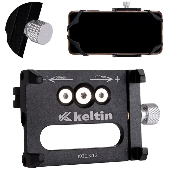 Keltin Aluminium fiets telefoonhouder - verstelbaar - stevig - extra bescherming