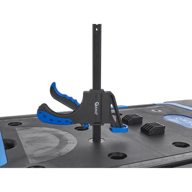 GEKO Multifunctionele werkbank - 7-in-1 - Opvouwbaar - 109x55 cm - Met wielen