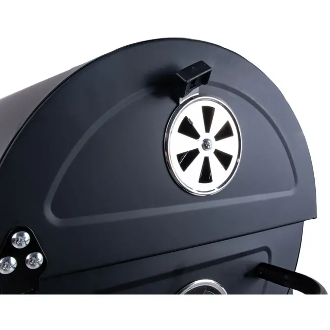 GEKO Barbecue met Thermometer - Vatenmodel - Opvouwbare Planken - Zwart - 71x45 cm Grillrooster