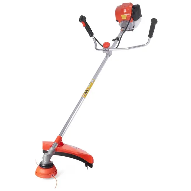 John Gardener 4-takt benzine bosmaaier 37,7cc met 3-tands mes, zaagblad, trimmerkop en veiligheidsuitrusting