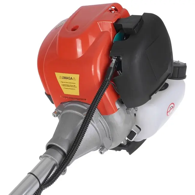 John Gardener 4-takt benzine bosmaaier 37,7cc met 3-tands mes, zaagblad, trimmerkop en veiligheidsuitrusting