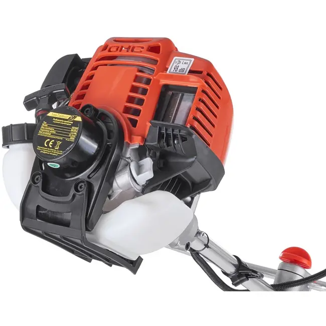 John Gardener 4-takt benzine bosmaaier 37,7cc met 3-tands mes, zaagblad, trimmerkop en veiligheidsuitrusting