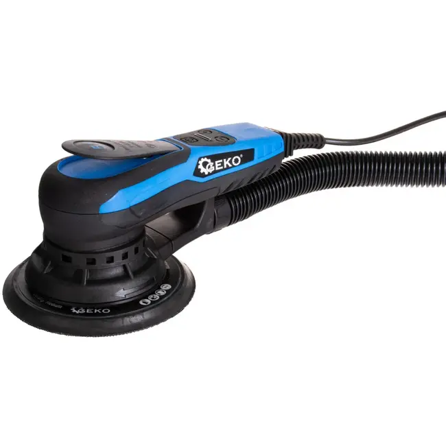 GEKO 150mm elektrische schuurmachine - borstelloos - 350W - ergonomisch ontwerp - stofafzuiging