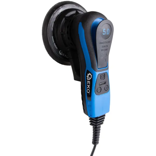 GEKO 150mm elektrische schuurmachine - borstelloos - 350W - ergonomisch ontwerp - stofafzuiging