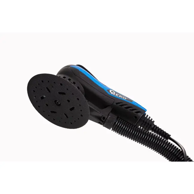 GEKO 150mm elektrische schuurmachine - borstelloos - 350W - ergonomisch ontwerp - stofafzuiging