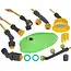 GEKO Accu rugspuit - 16 liter - 7 verstelbare sproeikoppen - Telescopische lans 100 cm - Inclusief oplader