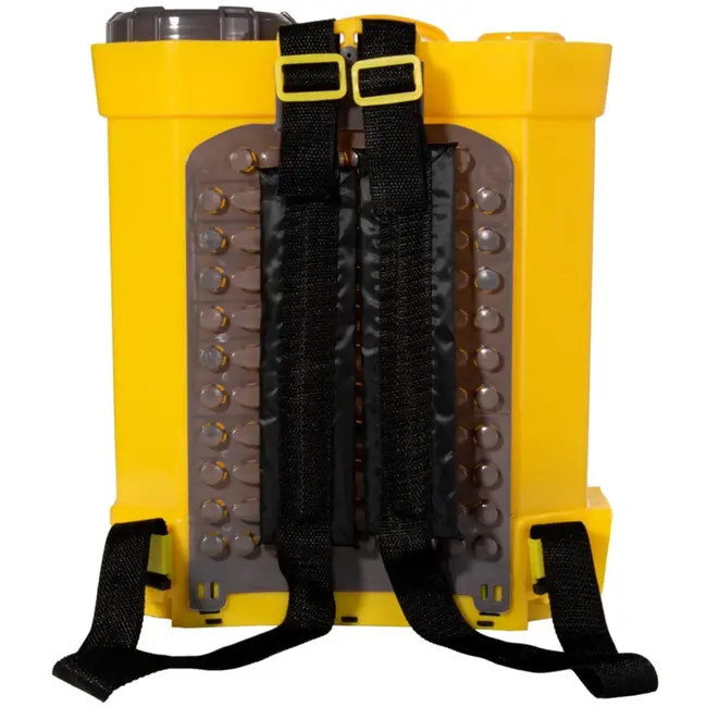 GEKO Accu-rugsproeier - 12L - 7 verwisselbare sproeikoppen - Verstelbare lans tot 100 cm - Comfortabele draagriemen