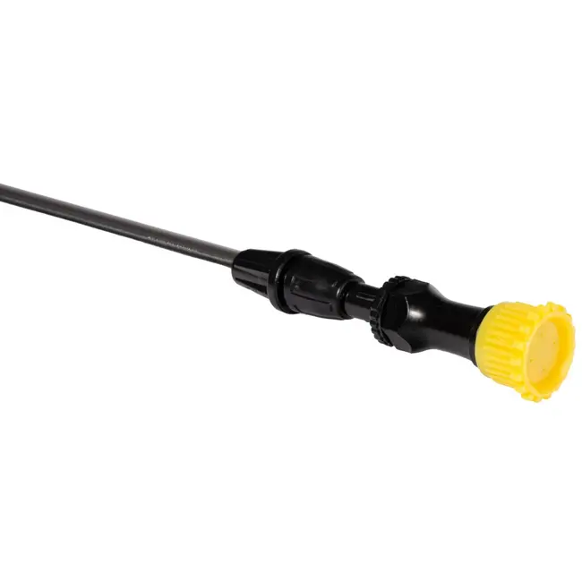 GEKO Accu-rugsproeier - 12L - 7 verwisselbare sproeikoppen - Verstelbare lans tot 100 cm - Comfortabele draagriemen