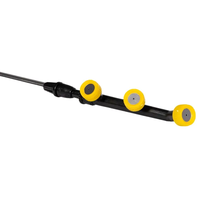 GEKO Accu-rugsproeier - 12L - 7 verwisselbare sproeikoppen - Verstelbare lans tot 100 cm - Comfortabele draagriemen