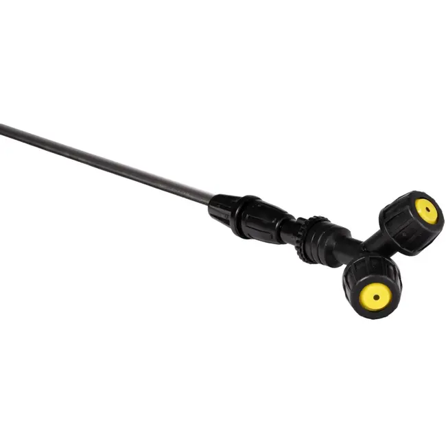 GEKO Accu-rugsproeier - 12L - 7 verwisselbare sproeikoppen - Verstelbare lans tot 100 cm - Comfortabele draagriemen