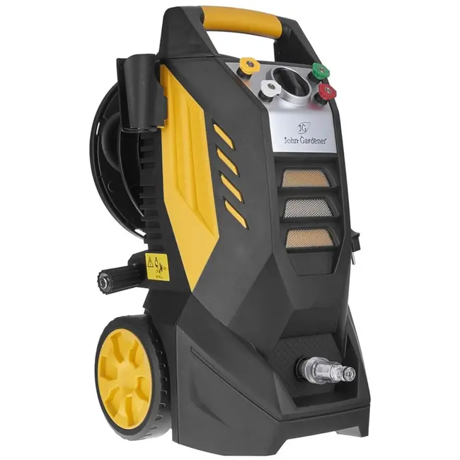 John Gardener Krachtige hogedrukreiniger - 2500W - 130/195 BAR - Inclusief accessoires