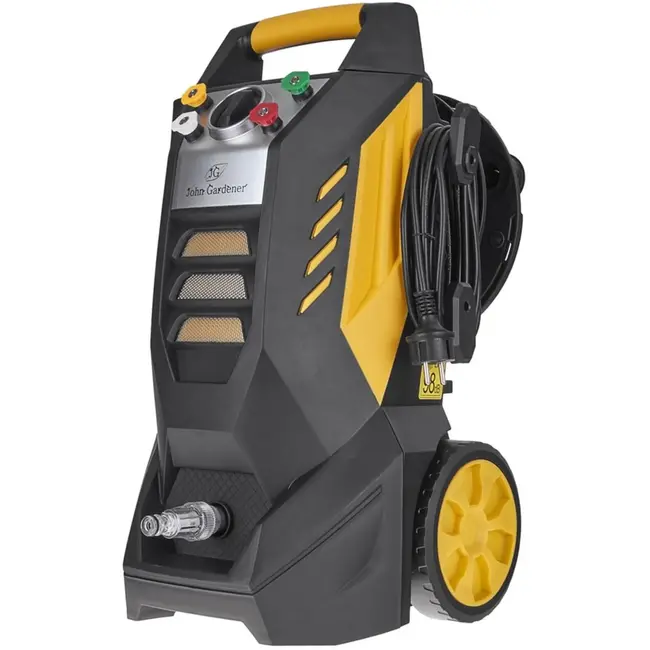 John Gardener Krachtige hogedrukreiniger - 2500W - 130/195 BAR - Inclusief accessoires