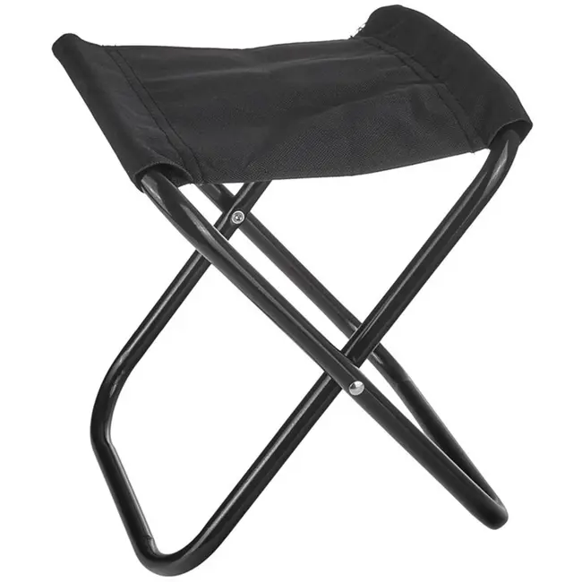 Keltin Opvouwbare toeristenkruk - Weerbestendig - Compact -  max 79 kg - Zwart