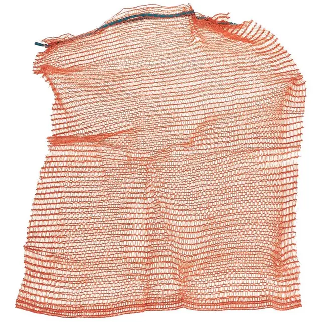 GEKO Raschel zak - 42x60 cm - Oranje - 15 kg capaciteit - Ademend en duurzaam - 100 stuks