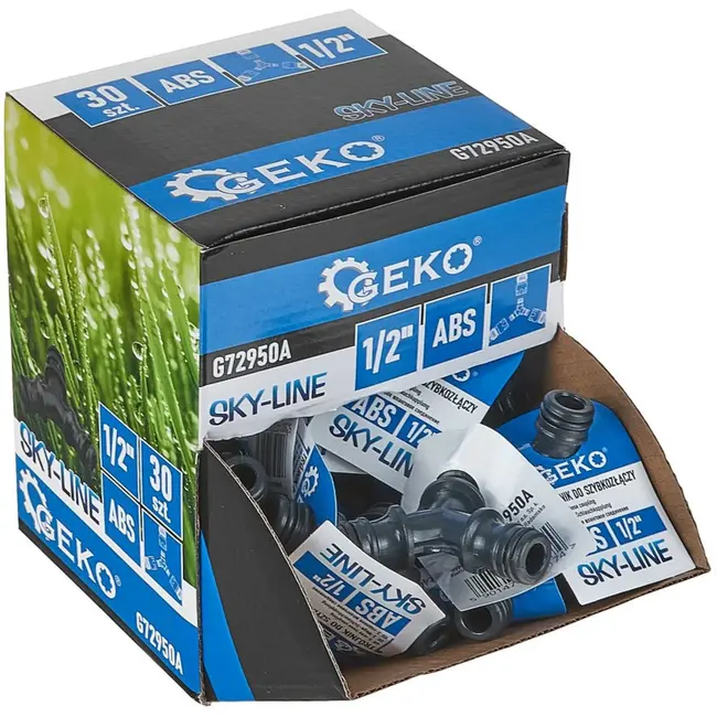 GEKO 3-weg slangverdeler - weerbestendig - eenvoudig te installeren - universele compatibiliteit - 30 stuks