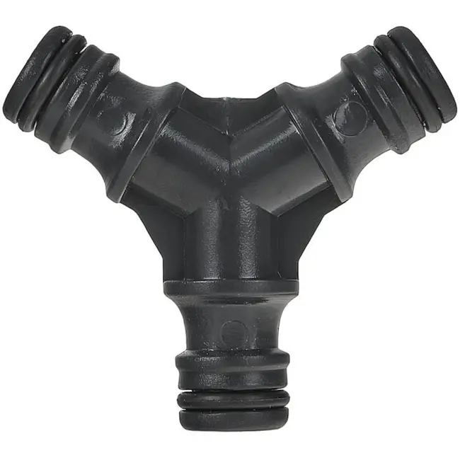 GEKO 3-weg slangverdeler - weerbestendig - eenvoudig te installeren - universele compatibiliteit