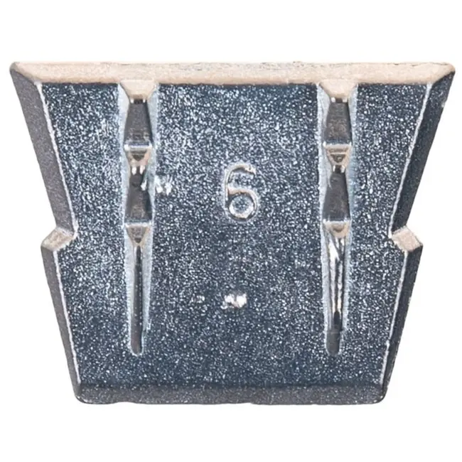 GEKO Wiggen voor handvat - met haken - 6 mm dik - set van 10 stuks