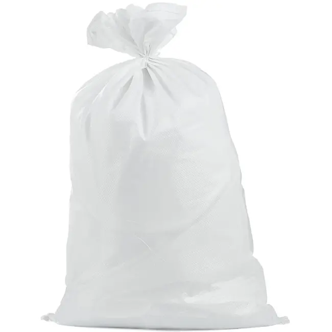 GEKO Witte polypropyleen zak - 80x125 cm - 80 kg draagkracht - Weerbestendig - 100 stuks