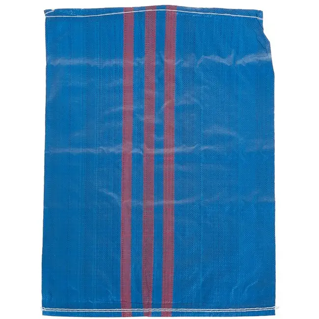 GEKO Polypropyleen zak - 50x80 cm - 30 kg - Blauw/rood - Weerbestendig - 100 stuks