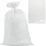 GEKO Witte polypropyleen zak - 50x80 cm - 30 kg draagkracht - Weerbestendig - 100 stuks