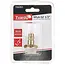 Tvardy Messing plug - externe schroefdraad - robuust - corrosiebestendig - 1/2" - blisterverpakking